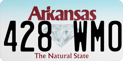 AR license plate 428WMO