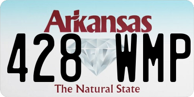 AR license plate 428WMP