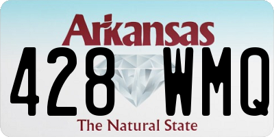 AR license plate 428WMQ