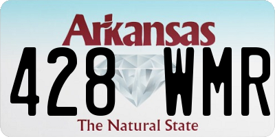 AR license plate 428WMR