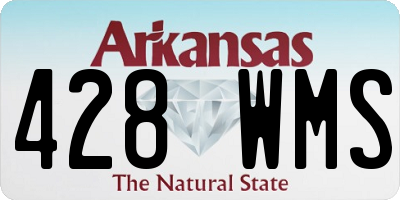 AR license plate 428WMS
