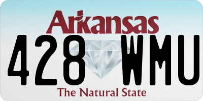 AR license plate 428WMU