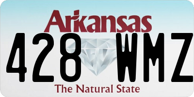 AR license plate 428WMZ