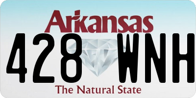 AR license plate 428WNH