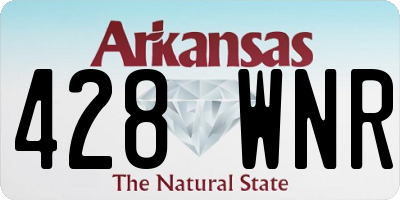 AR license plate 428WNR