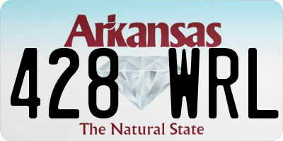 AR license plate 428WRL
