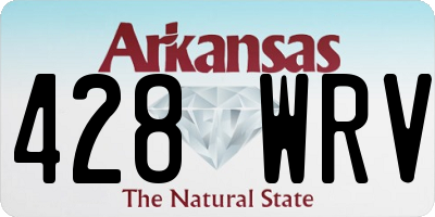 AR license plate 428WRV