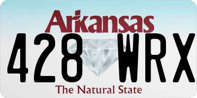 AR license plate 428WRX