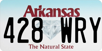 AR license plate 428WRY