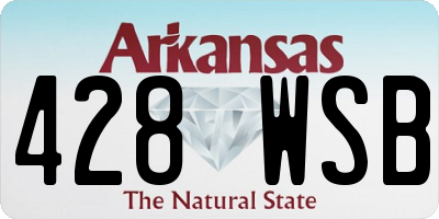 AR license plate 428WSB
