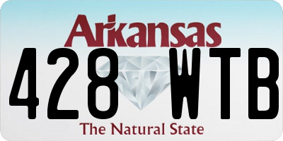 AR license plate 428WTB