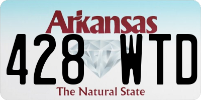 AR license plate 428WTD