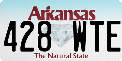 AR license plate 428WTE