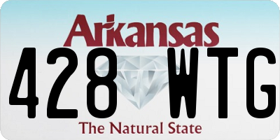 AR license plate 428WTG