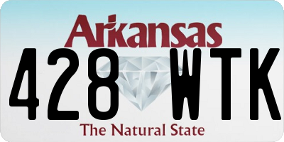 AR license plate 428WTK