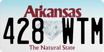 AR license plate 428WTM