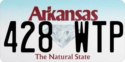 AR license plate 428WTP