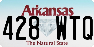 AR license plate 428WTQ