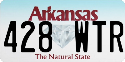 AR license plate 428WTR