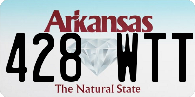AR license plate 428WTT