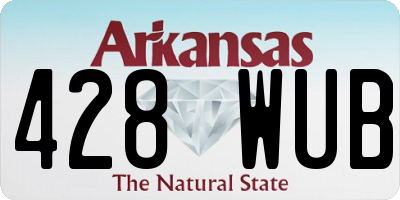 AR license plate 428WUB