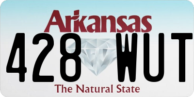 AR license plate 428WUT