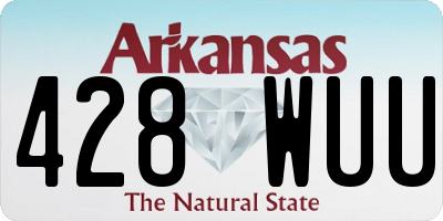 AR license plate 428WUU