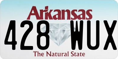 AR license plate 428WUX