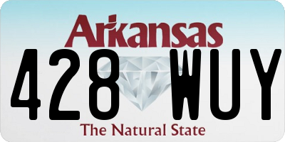 AR license plate 428WUY