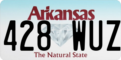 AR license plate 428WUZ