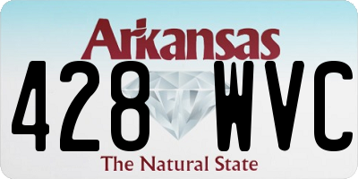 AR license plate 428WVC