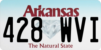 AR license plate 428WVI