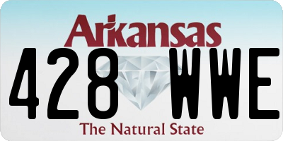 AR license plate 428WWE