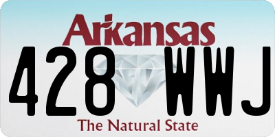 AR license plate 428WWJ