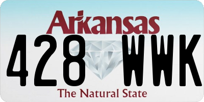 AR license plate 428WWK