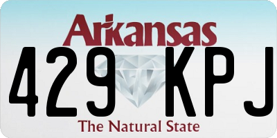 AR license plate 429KPJ