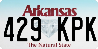 AR license plate 429KPK