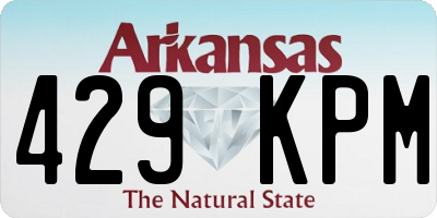 AR license plate 429KPM