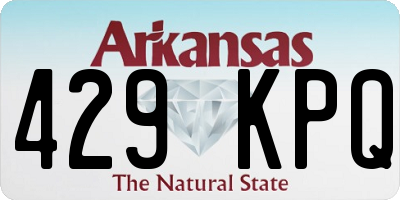 AR license plate 429KPQ