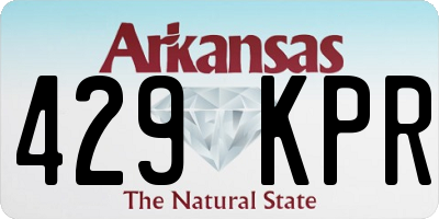 AR license plate 429KPR