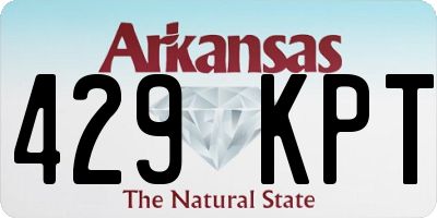 AR license plate 429KPT