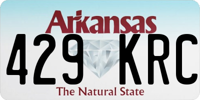 AR license plate 429KRC