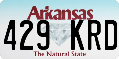 AR license plate 429KRD