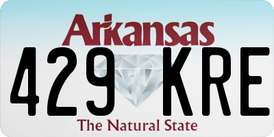AR license plate 429KRE