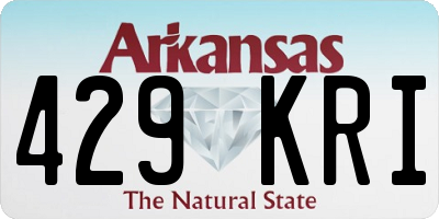 AR license plate 429KRI