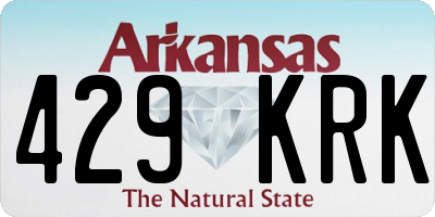 AR license plate 429KRK