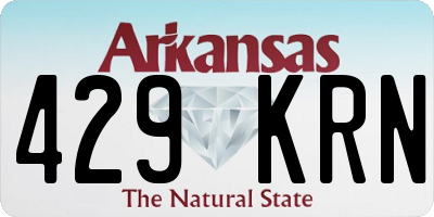 AR license plate 429KRN