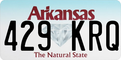 AR license plate 429KRQ
