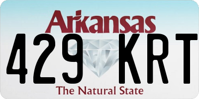 AR license plate 429KRT