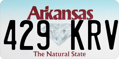 AR license plate 429KRV